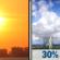Sunday: Mostly Sunny then Isolated Showers And Thunderstorms