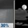 Tonight: Scattered Rain Showers then Partly Cloudy