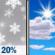 Thursday: Isolated Snow Showers then Mostly Sunny